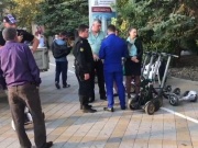На Театральной площади Анапы закрыли нелегальную точку по прокату гироскутеров!