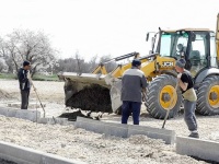 В Анапе возле железнодорожного вокзала строится новая автопарковка