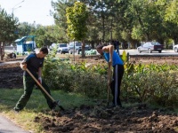 В Анапе идут работы по благоустройству Пионерского проспекта