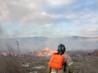 В Куматыре потушили пожар