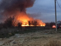 За последнюю неделю на территории Анапского района произошло несколько возгораний травы