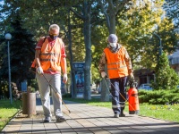 В Анапе продолжается дезинфекция городских территорий