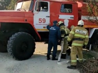 Сгорел автомобиль в Цибанобалке